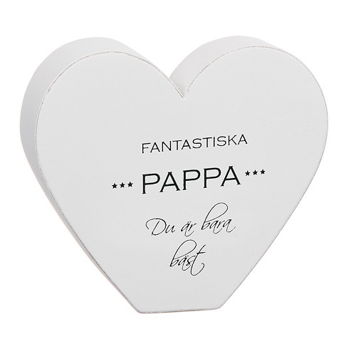 Stående hjärta Fantastiska Pappa