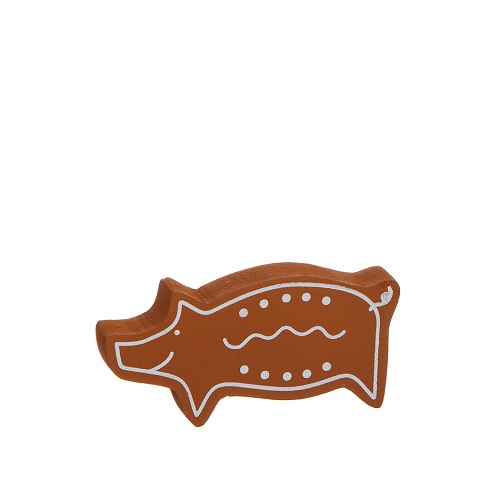 Liten Pepparkaksgris i trä