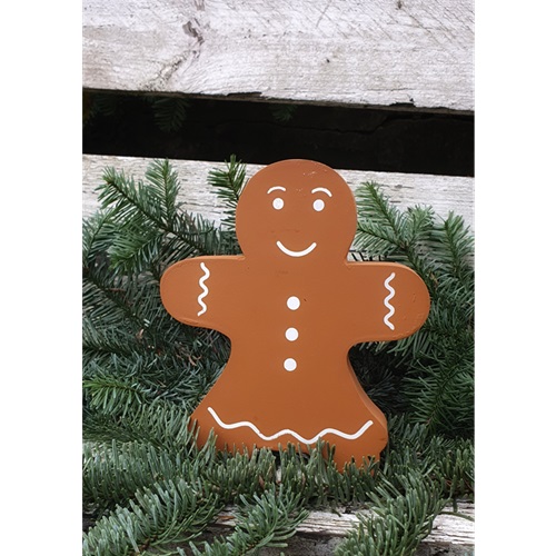 Pepparkaksgumma i trä 