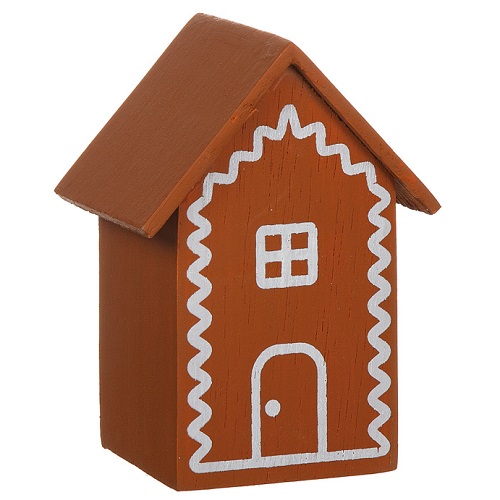 Pepparkakshus i trä