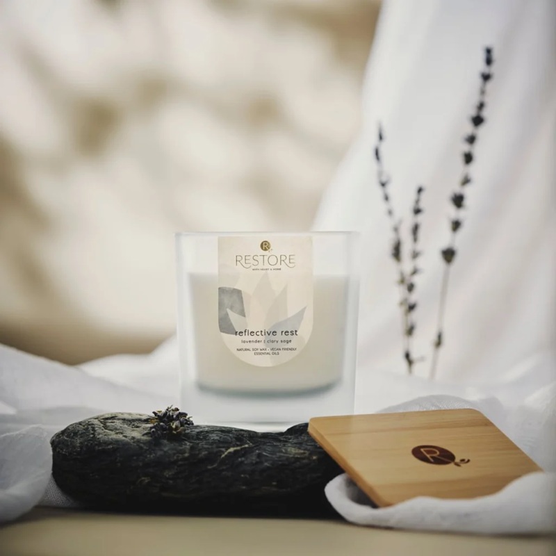 Doftljus Reflective Rest– Heart & Home Restore