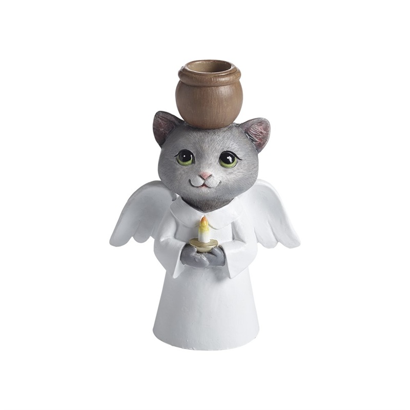 Ljusstake Katt, Ängel 