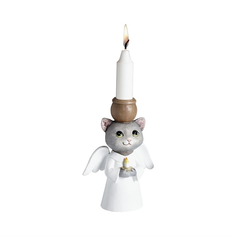 Ljusstake Katt, Ängel 