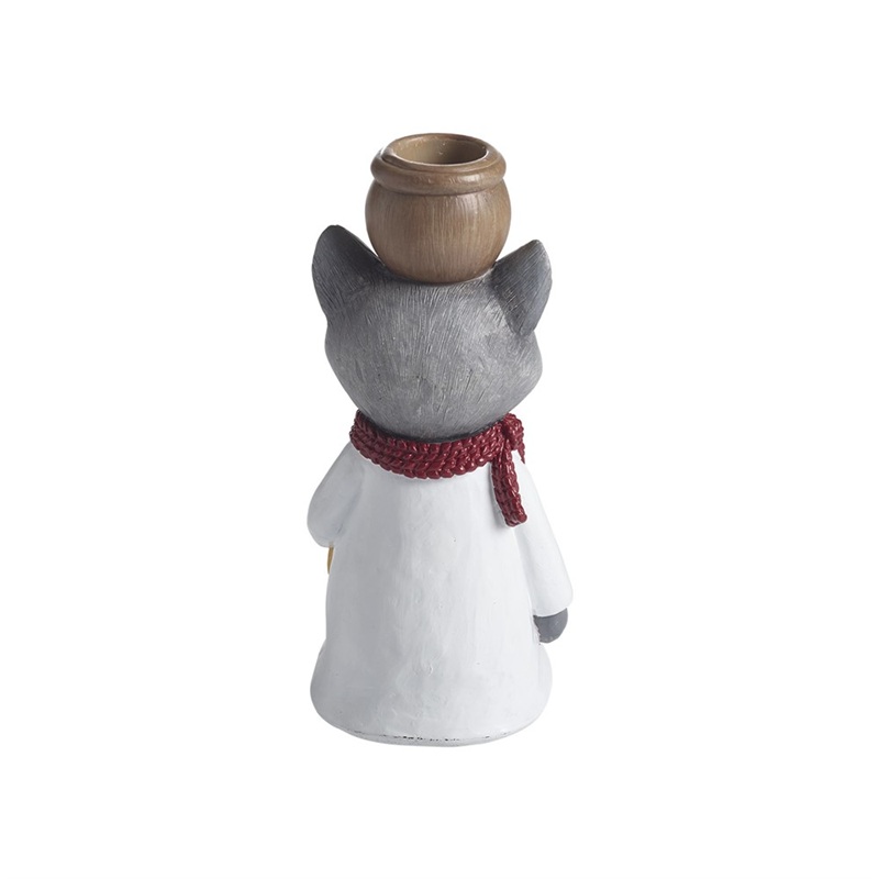 Ljusstake Katt, Snögubbe 