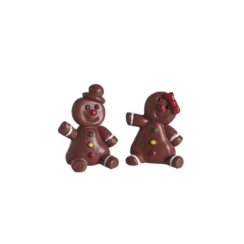 Mini Pepparkaksgubbe & Pepparkaksgumma – Juldekoration