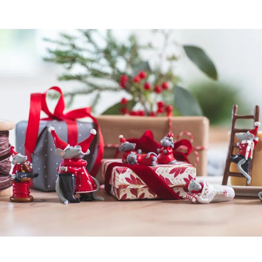 Mösslund Minimöss – Små Julmöss 3-pack