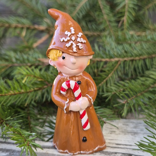 Pepparkaksbarn med polkagris