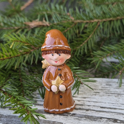 Pepparkaksbarn med stjärna