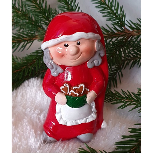 Tomtemor Frydenlund med pepparkakor