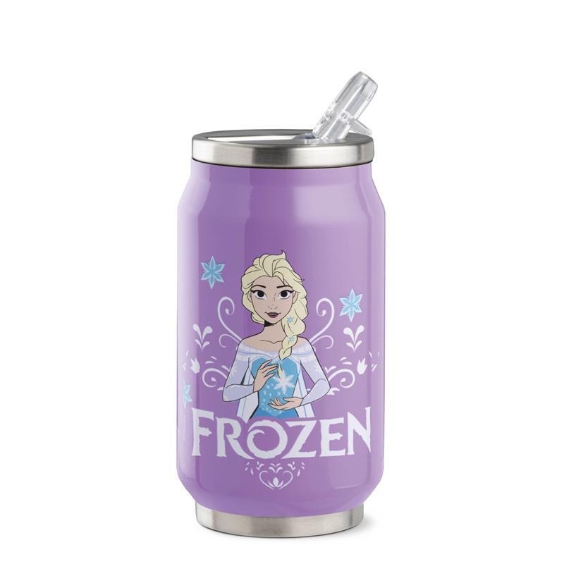 Disney Elsa vattenflaska med sugrör