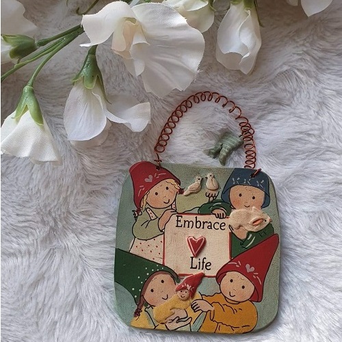Mini tavla Embrace life