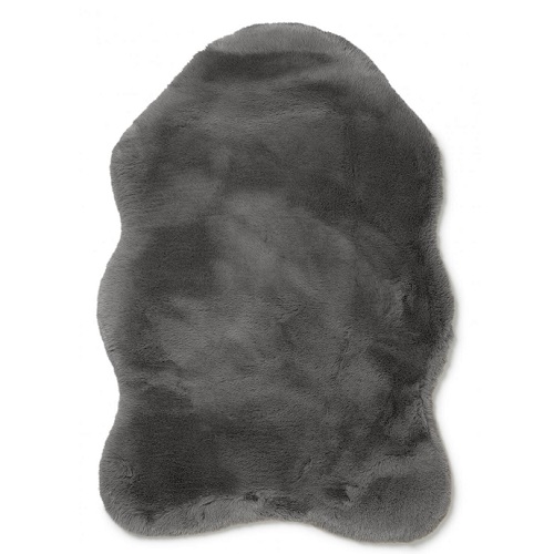 Fluffy Rug - Mörkgrå 60x90cm