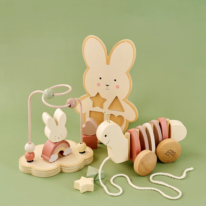 Träleksak Gift set Bunny