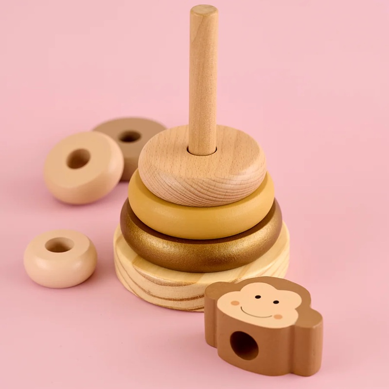 Stapelleksak Monkey 