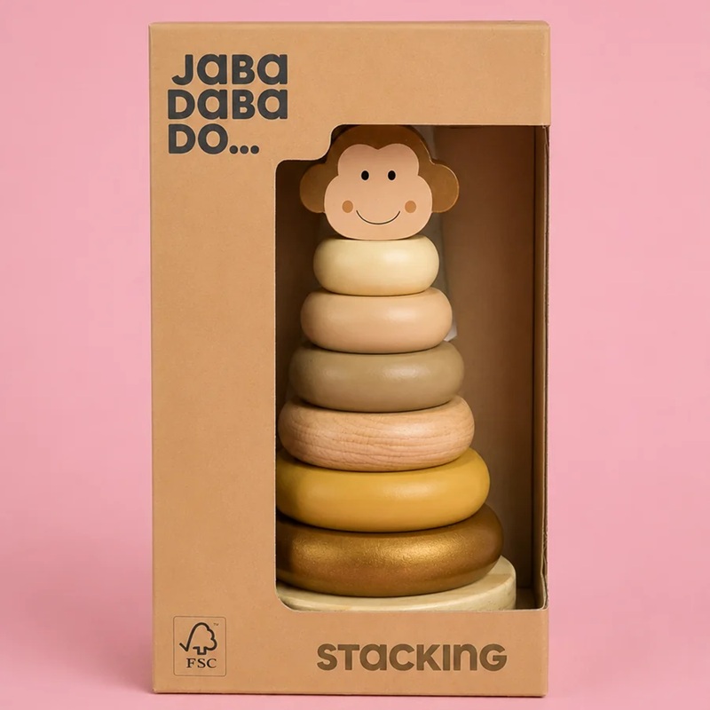 Stapelleksak Monkey 