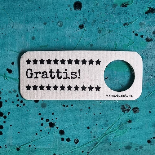 Disktrasekort Grattis