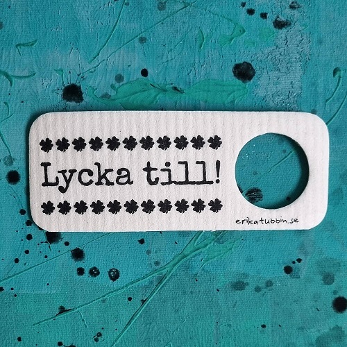 Disktrasekort Lycka Till! 