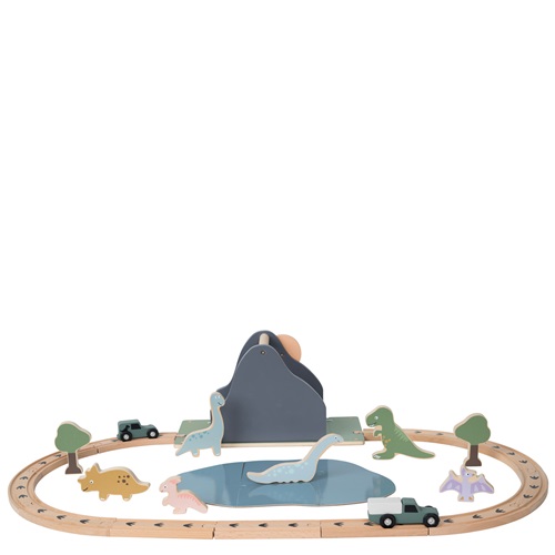 Träleksak Tågbana Dino