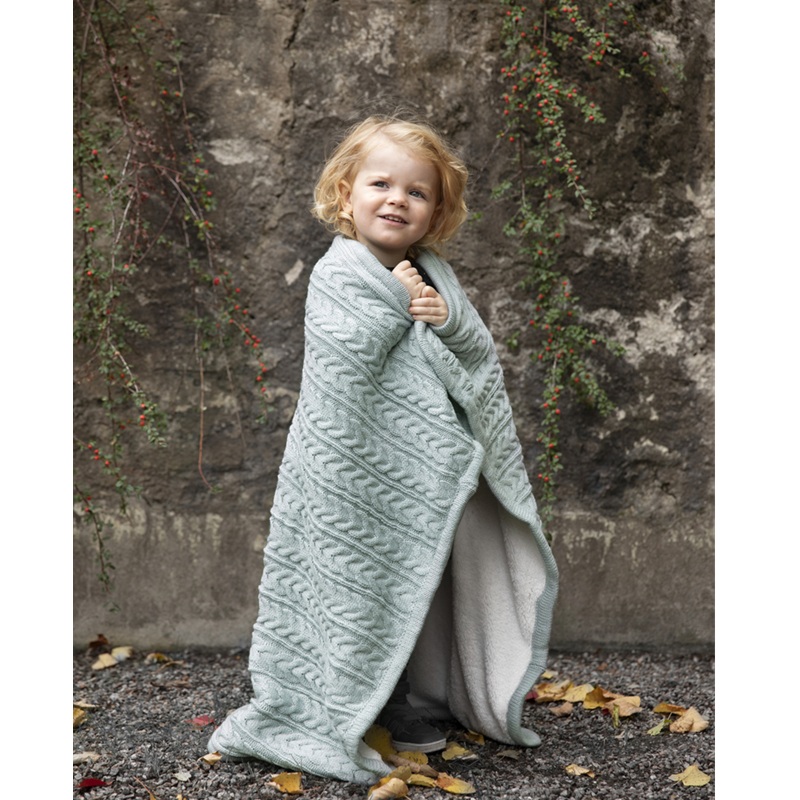Vinter & Bloom Cuddly Sage Green babyfilt