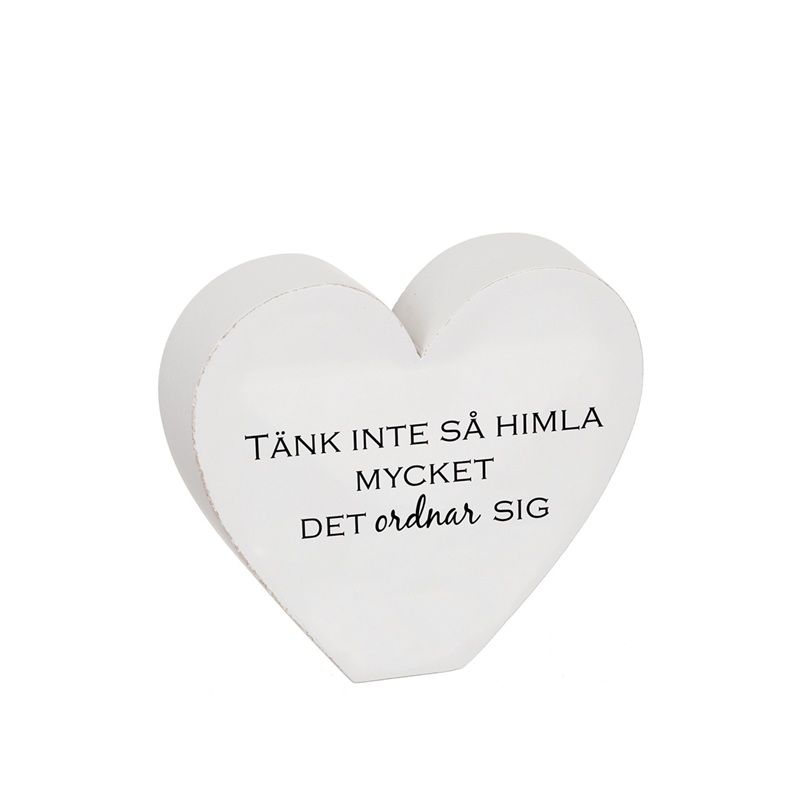 Stående hjärta – Tänk inte så himla mycket...