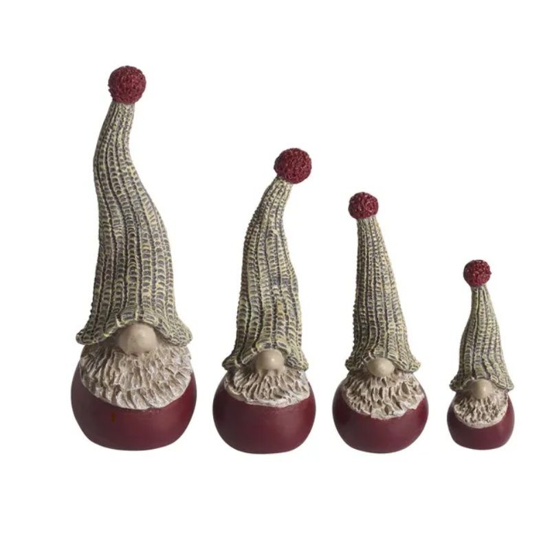 Tomtefamiljen Stickan – 4-pack Jultomtar