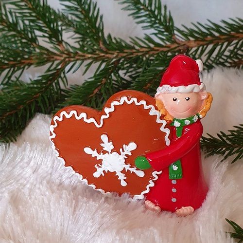Barfota nisse med pepparkaka