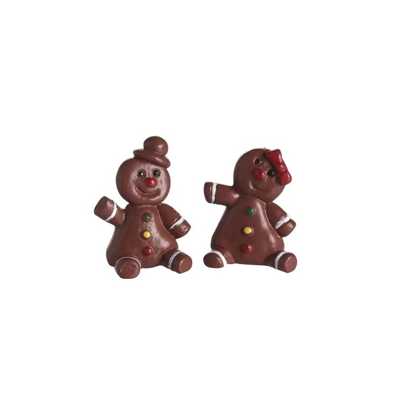 Mini Pepparkaksgubbe & Pepparkaksgumma – Juldekoration