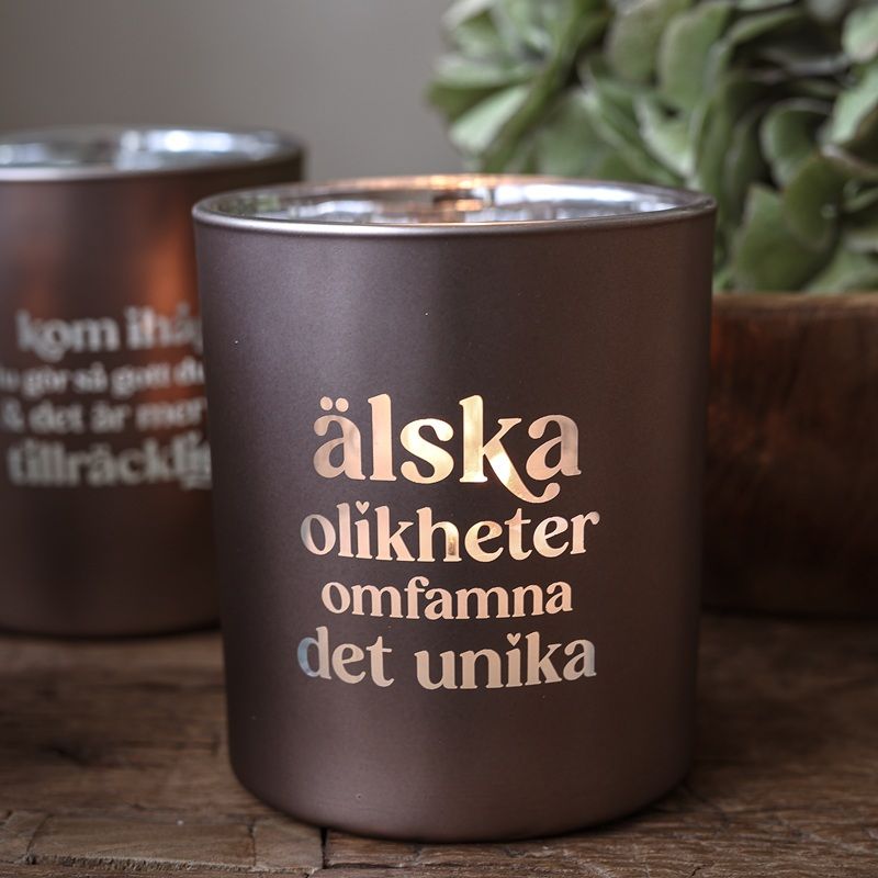 Majas Lykta Älska Olikheter... inkl. gåvobox