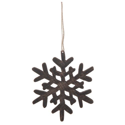 Hängande Snöflinga i trä