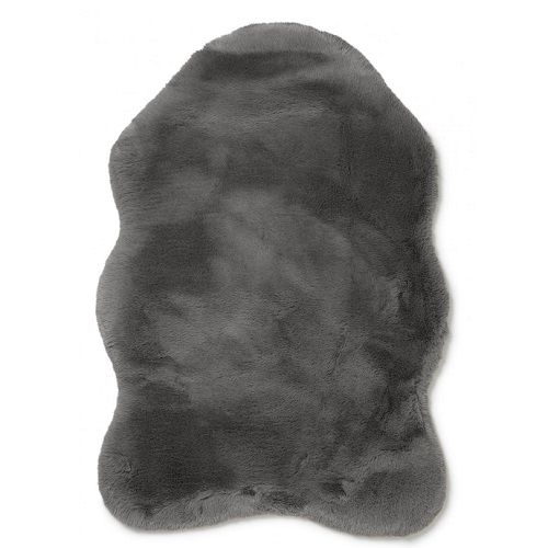 Fluffy Rug - Mörkgrå 60x90cm