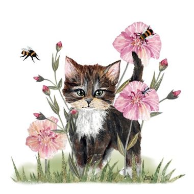 <span class="jp_product_title">Disktrasa Katt med blommor</span>