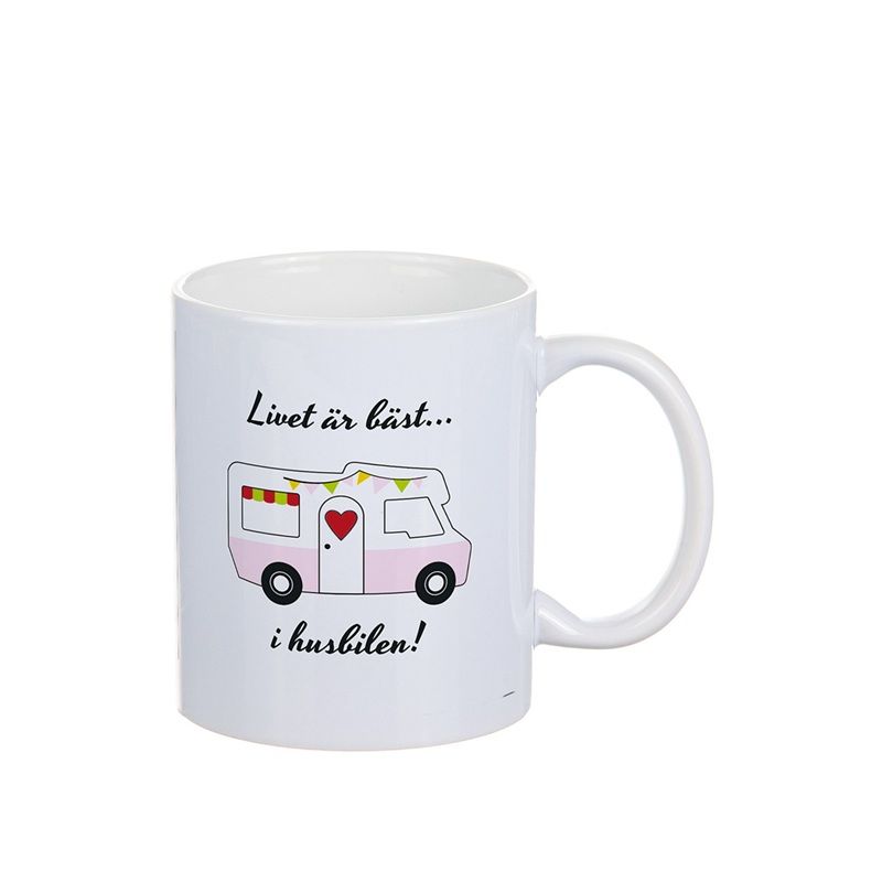 Mugg Husbil Rosa