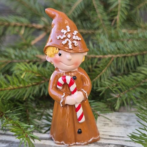 Pepparkaksbarn med polkagris