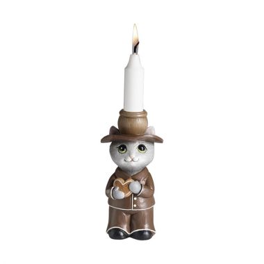 <span class="jp_product_title">Ljusstake Katt, Pepparkaka </span>