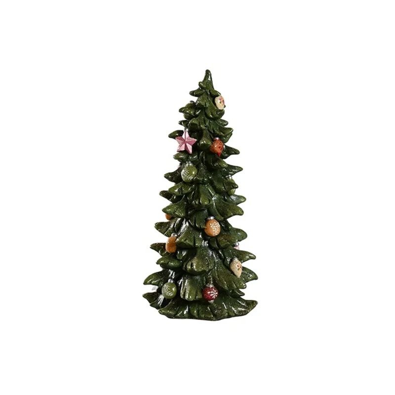 Vackert utsmyckad julgran 21cm