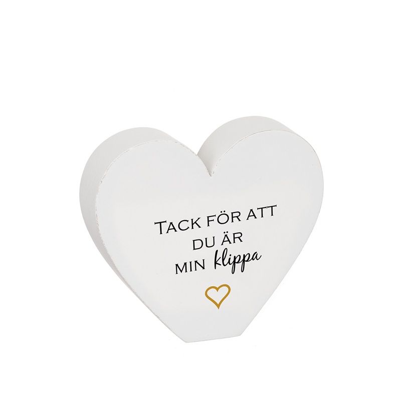Stående hjärta – Tack för att du är...