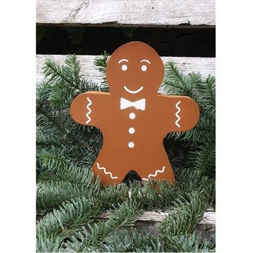 Pepparkaksgubbe i trä
