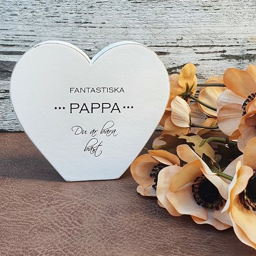Stående hjärta Fantastiska Pappa