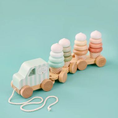 <span class="jp_product_title">Träleksak Tåg med glassklossar</span>