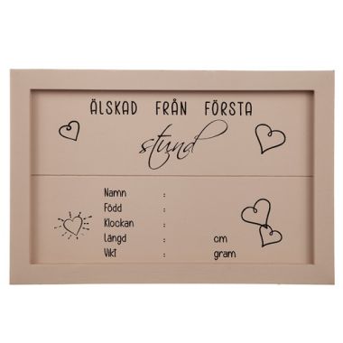 <span class="jp_product_title">Barntavla Älskad från första stund</span>