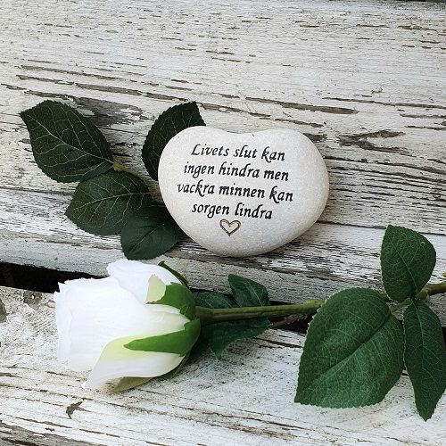 Gravdekoration - Livets slut kan ingen hindra...